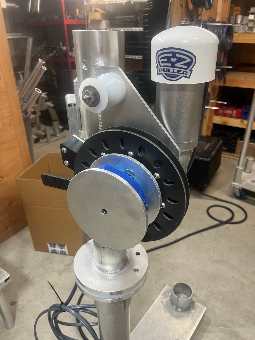 EZ-BS25 High CAPACITY sch80 2.5" Double Wall Electric Pot/Trap/Drum Hauler