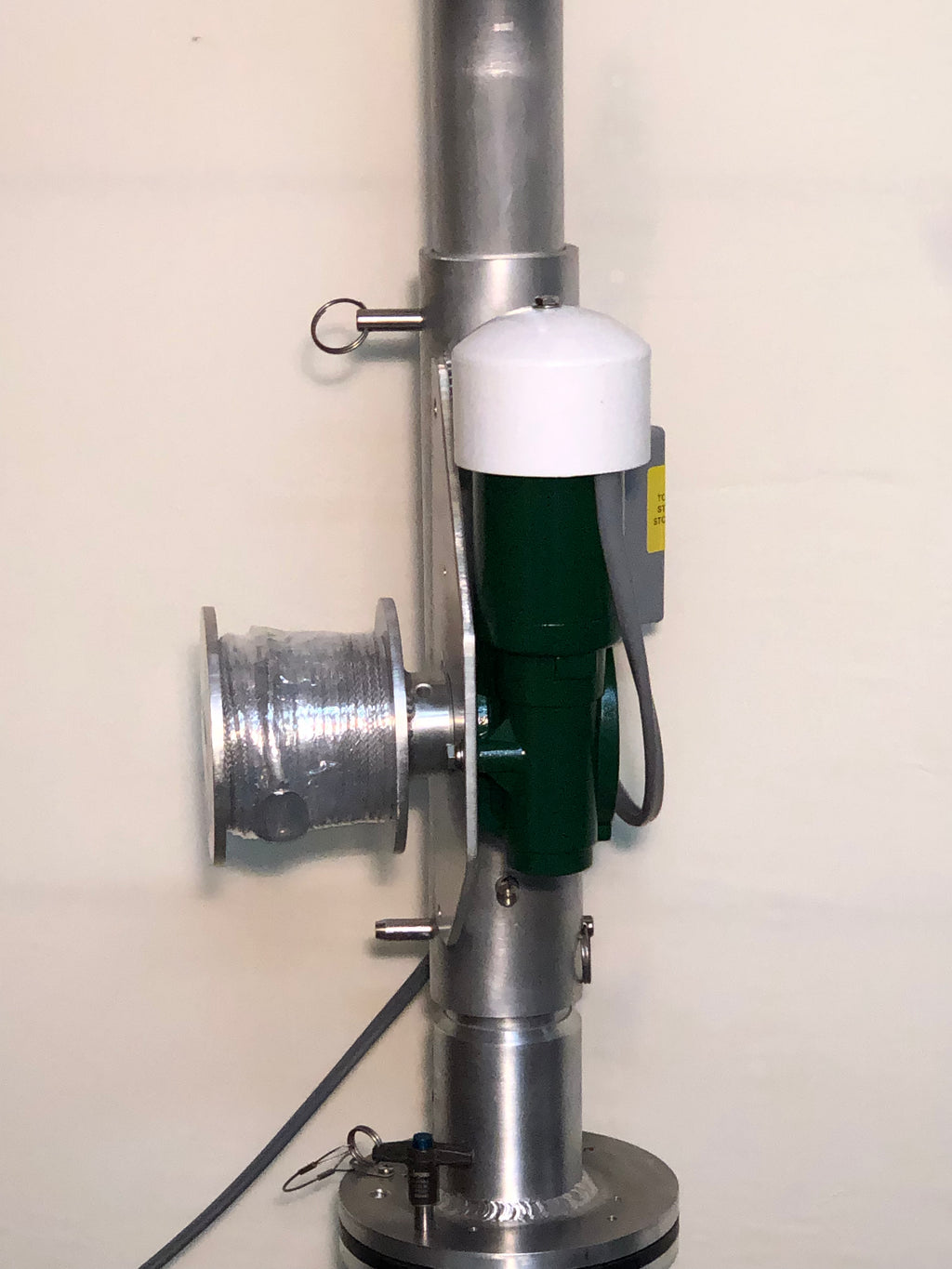 EZ-BS25 High CAPACITY sch80 2.5" Double Wall Electric Pot/Trap/Drum Hauler