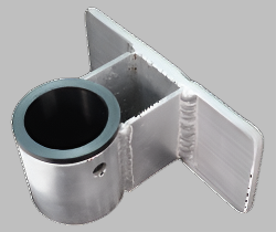 AMS106-2 / Gunnel Mount, Sleeved 1.5&quot; with 1-5/8&quot; Spacer