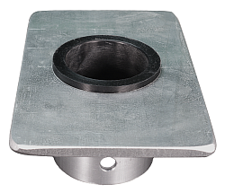 AMS152A / Gunnel Mount, Top Flat Sleeved 1.5&quot;