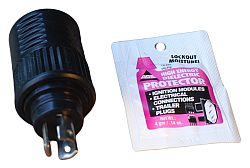 AMS035C / 40 amp MALE 3 PRONG replacement plug.