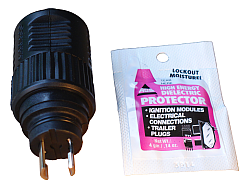 AMS035C-1 / 40 amp 2 PRONG MALE PLUG END