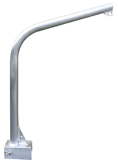 EZ-A403D 1.5" sch40 3-piece Scotty mount davit