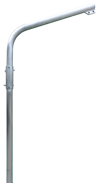 EZ-A803 1.5" sch80 3-piece manual pull Davit 65" tall