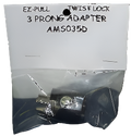 EZ PULLER 3 PRONG SCOTTY TYPE #6 GAUGE WIRE ADAPTER