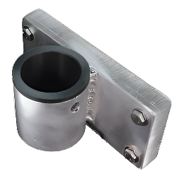 EZ PULLER AMS049 2-PIECE GUNNEL MOUNT WITH UHMW SLEEVE FOR ALL 1.5" PIPE DAVITS