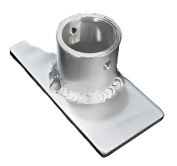 EZ PULLER AMS104 FLAT DECK MOUNT FOR ALL 1.5" DAVITS